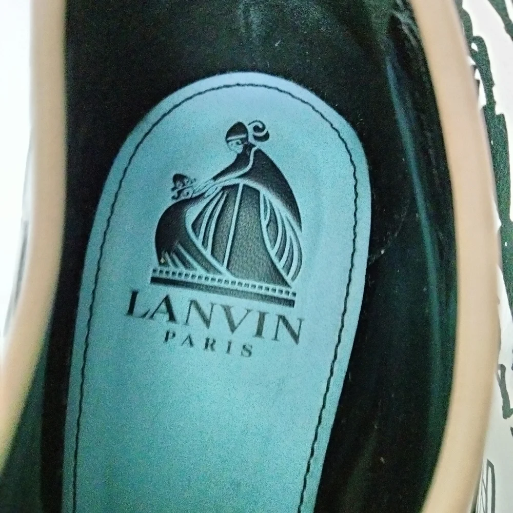 LANVIN BLACK/WHITE PRINTED. - Picture 6 of 10
